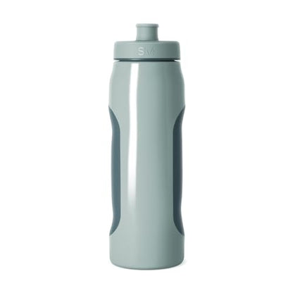 Simple Modern Rally Squeeze Plastic Water Bottle | 30oz Locking Leakproof Cup for Gym, Sports, Electrolytes, Travel | Sea Glass Sage Mix - color: -Sea Glass Sage Mix