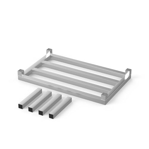 18 in X 30 in. Aquarium Stand | Industrial Style Aluminum Fish Tank Base with Open Frame Design - size: 18 W x 30 L x 12 H