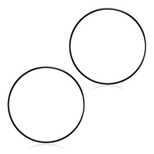A20038 A-20038 O-Ring Replacement Part, Suitable for Fluval 104, 105, 106, 107, 204, 205, 206, 207 Motor Head Lid Sealing Ring Aquarium Filter Replacement Part, Black, 2 Pieces