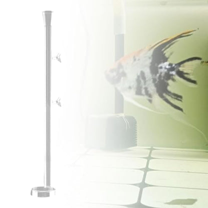 Aquarium Feeder Tube Multiuse Easy Installation Clear Feeding Tube Shrimp Feeder for Reptiles Turtle Home, 45cm