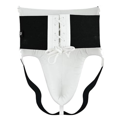 PFG Winning Groin Protectors - Boxing MMA Muay Thai Training Protection - color: White, size: Small-Medium