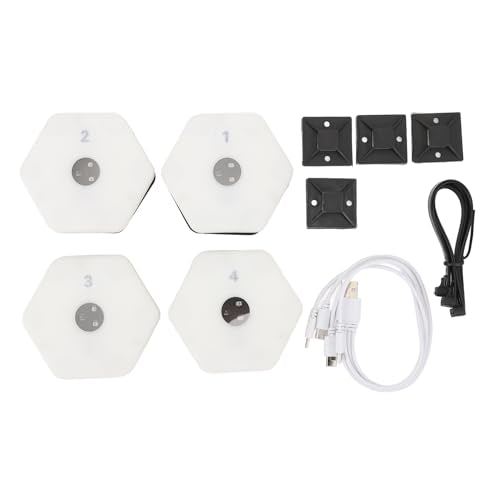 Reaction Training Lights, Agility Light Pods with App Control, Portable Reflex Trainer for Athletes, Ideal for Fitness & Multiple Sports Like Basketball, Soccer