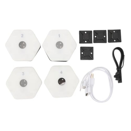 Reaction Training Lights, Agility Light Pods with App Control, Portable Reflex Trainer for Athletes, Ideal for Fitness & Multiple Sports Like Basketball, Soccer