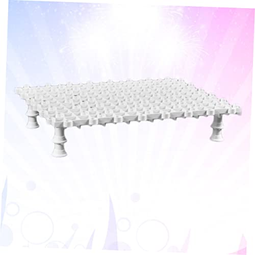 GANAZONO Aquarium Canister Plate 5pcs Fish Tank Bottom Plate PVC Flat Smooth Easy to Install - color: White, size: Size 1