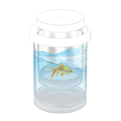 3 Pack Floating Fish Isolation Box for Aquarium Tank, Floating Breeder Hatching Box Clear Hatchery Incubator for Baby Fish Betta Guppy Clownfishes