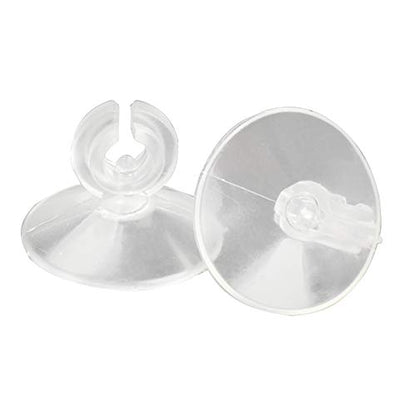 Xiaokeis 10 Pcs Aquarium Suction Cups, Suction Cup Clips with Ultra Strong Suction Force, Reusable Airline Tube Clips Holders Small Suction Cups for Fish Tank, Aquarium Airline Tubing/Hose(Clear)
