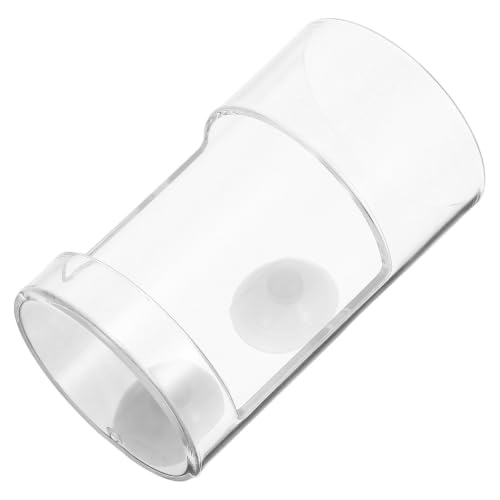 UKCOCO Fish Tank Feeding Holder with Suction Feed Cup, Aquarium Feeder Cup for Precise Sinking Feeding, Anti-Drift Fish Food Holder Suitable for Freshwater Shrimp and Aquarium Use