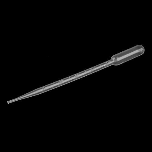 uxcell Plastic Transfer Pipettes Graduated Dropper 5ml Capacity 20 Pcs Clear - size: 5ml