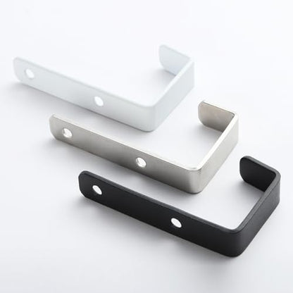 Heavy Duty Hooks, Stainless Steel Hooks for Hanging, Wall Mount Hook, Coat Hook, Wall Hooks Towel Hook Garage Holder Screw Hanger, Utility Hooks, 6 Pack (White) - color: White