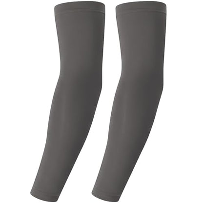 Xeoxarel Arm Sleeves for Men & Women (Available in 4 Pairs/12 Pairs) - color: 1 Pair Arm Sleeve - Dark Grey