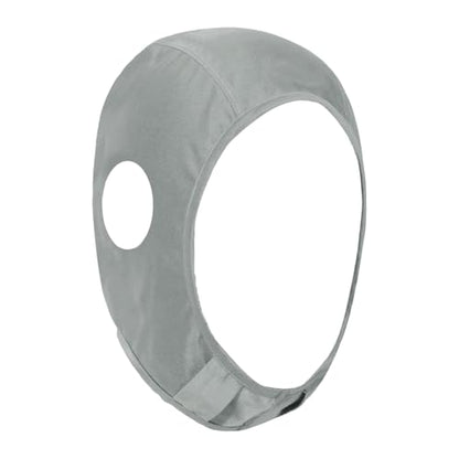 iiniim Wrestling Hair Cover Cap Grappling Hair Cap Black Full Cover Wrestling Headgear with Chin and Open Ears for Judo - color: Grey