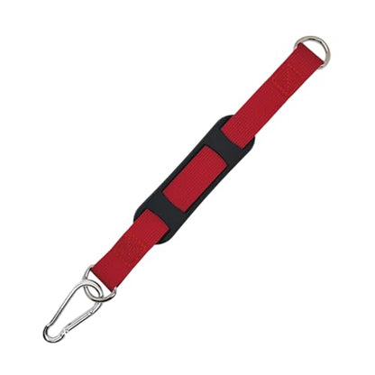 Tree Swing Hanging Strap – Hammock Mounting Belt, Strong Boxing Bag Hook | Noise Free Anti Slide Padding with Secure Build for Outdoor Indoor Fitness Use - color: Red