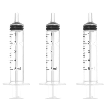 5cc Syringe Without Needle， Colostrum Syringes，Oral Syringe, （ 100Pack ）for Scientific Labs, Individually Wrapped - size: 5ml, style: 100