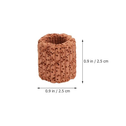 Happyyami 10pcs Ceramic Ring for Aquarium Tank Jellyfish Aquarium Fish Tank Supplies Plant Ring Freshwater Live Plants Style