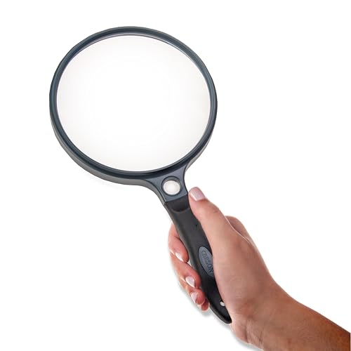 Carson SureGrip 2x Acrylic Soft Grip Magnifier with 11.5x Spot Lens (SG-14) - style: 5"