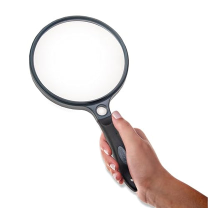 Carson SureGrip 2x Acrylic Soft Grip Magnifier with 11.5x Spot Lens (SG-14) - style: 5"
