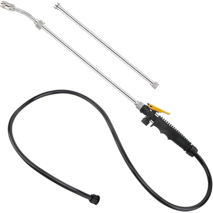 Adjustable Electric Sprayer Wand With Stainless Steel Extension And 3.6 Ft Hose For Various Backpack Sprayers