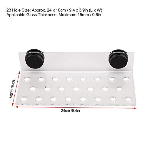 TOPINCN Acrylic Magnetic Frag Holder - Support SPS Button Bracket Base for Fish Aquarium (23 Hole)