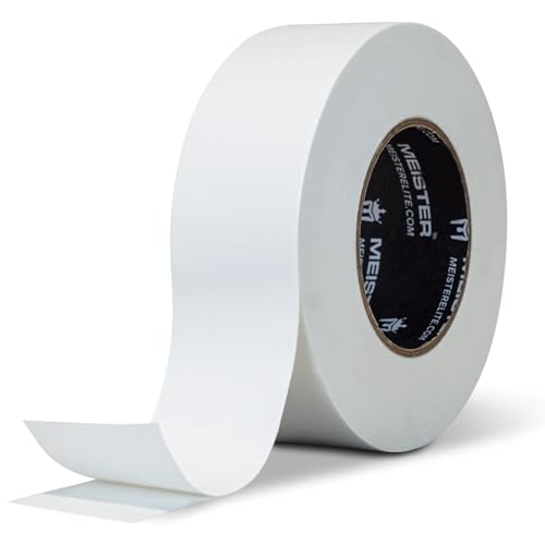 Meister Double-Sided 2" Floor Mat Tape - Secures Exercise Mats & Rugs | Extra strong 2" x 30yd floor tape for puzzle mats, roll-out mats, rugs and temporary floor coverings