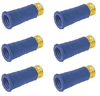 Camco Water Bandit - Features a Highly Flexible Silicone-Polymer Sleeve & ABS Male Water Hose Connection - Works with Damaged or Stripped Faucet Threads or Faucets without Threads (22484), (Pack of 6) - size: Pack of 6