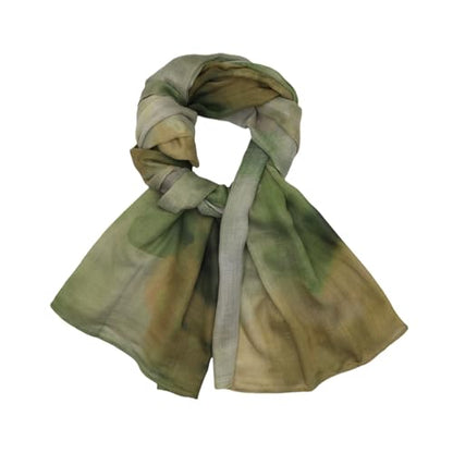ZGMYC Watercolour Floral Printed Hijab Scarf for Women Soft Modal Cotton Instant Hijab Head Wraps Shawls Long Scarves - color: Color 9
