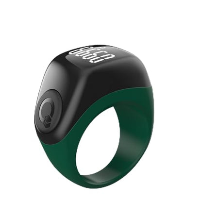 TAKVA - Zikr Ring Flex Advance | 향상된 스마트 태즈비 링(교체 가능한 사이즈), 플라스틱., 원석 없음.