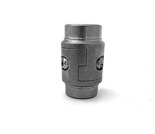 Interlocking Inline Steel Weld Bungs Tube Connectors Roll Cage Fits 1-1/2" x.095&.120 wall Tubing