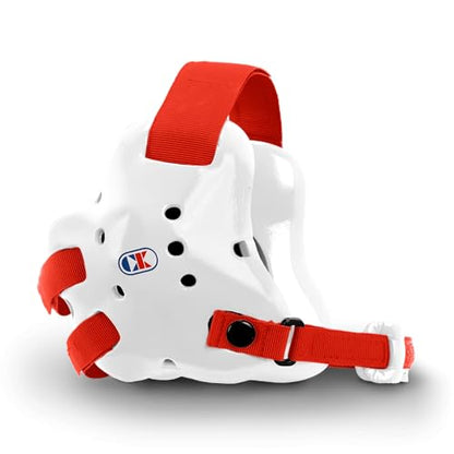 Cliff Keen Fusion Wrestling Headgear - color: White / Scarlet