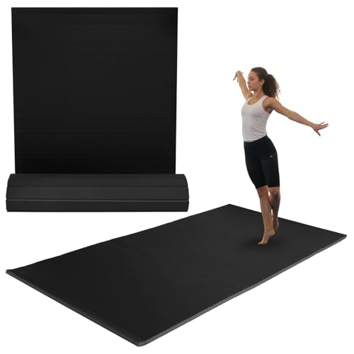 Roll Design Gym Exercise Mats 118.11x59.06x1.18in Indoor Thick Workout Mats Non-Slip for MMA Cheerleading Pilates Stretching Yoga