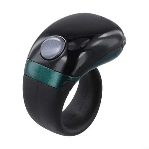 Portable Counter Ring Electronic Tally Finger Counter With LCD Display Type C Charging Adjustable Size ABS Silicone For Office Classroom Meditation(Green) - color: Green