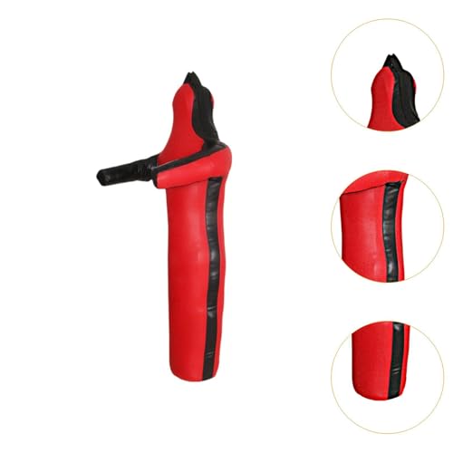 Grappling Dummy Wrestling Dummy Unfilled Jiu Punching Bag Throwing Judo Dummy Bag for Kickboxing Judo Karate - color: Red 130cm