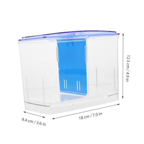 TOYANDONA Aquarium Fish Isolation Crate Breeding Box Oxygen System Fish Tank Divider Transport Container