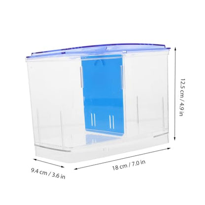 TOYANDONA Aquarium Fish Isolation Crate Breeding Box Oxygen System Fish Tank Divider Transport Container