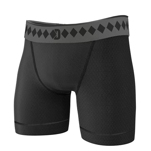 Diamond MMA Compression Performance Short with Built-in Jock Strap and Athletic Cup System - size: X-Large