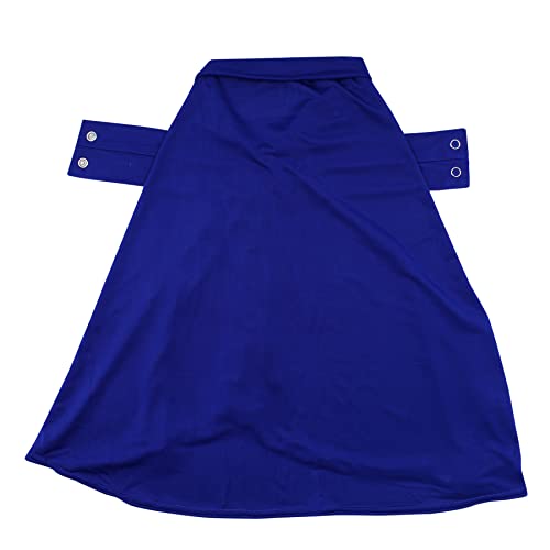Suillty Fashion Muslim Hijab for Women Instant Snap Fastener Hijab Inner Cap Full Cover Head Wraps Scarf Islam Turban Caps - color: Blue