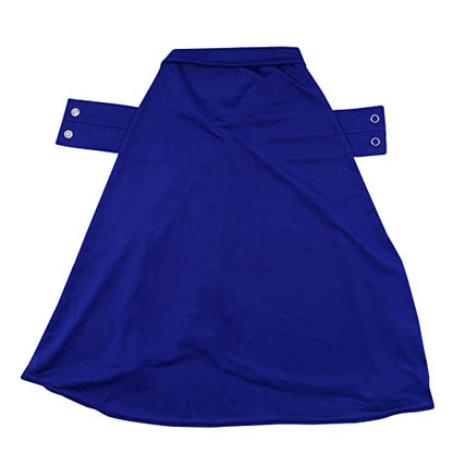Suillty Fashion Muslim Hijab for Women Instant Snap Fastener Hijab Inner Cap Full Cover Head Wraps Scarf Islam Turban Caps - color: Blue