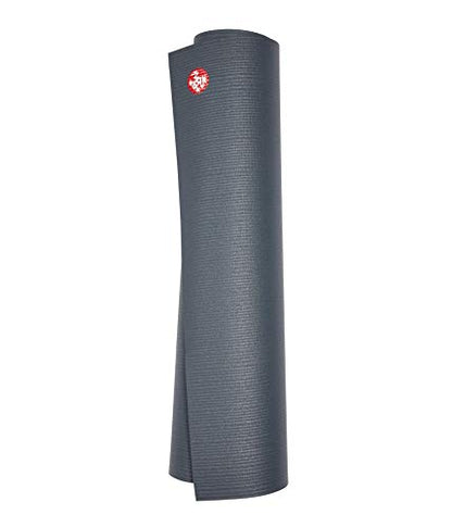 Manduka PRO Yoga Mat - 6mm | Lifetime Durability | Hygienic Construction | Premium Studio Quality | Teacher Approved - color: Thunder, size: 71" x 26"