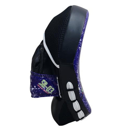 Curved Boxing Pads - Boxing Mitts and Punch Pads, Muay Thai MMA Focus Boxing Mitts Suitable for Boxing, Kickboxing, Karate, and Martial Arts - color: Dino-Blue