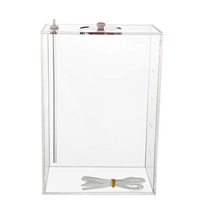 Aquarium Choice Acryli Made Liquid Storage Bucket Doing Pump Reservoir Container (4.7 * 7.4 * 10.9 Inch;5000ml/5L（Red）) - size: 4.7 * 7.4 * 10.9 Inch;5000ml/5L（Red）