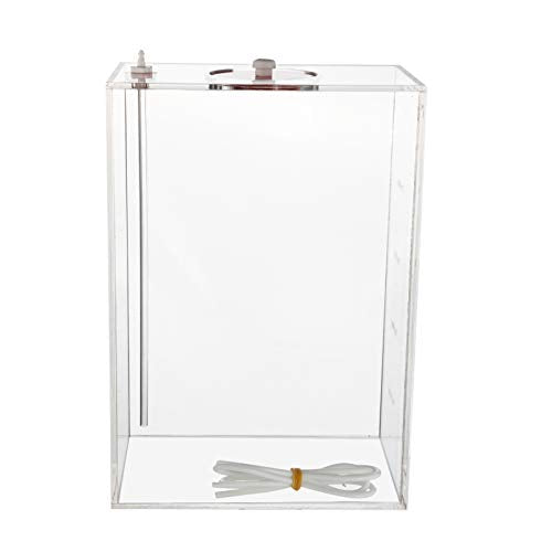 Aquarium Choice Acryli Made Liquid Storage Bucket Doing Pump Reservoir Container (4.7 * 7.4 * 10.9 Inch;5000ml/5L（Red）) - size: 4.7 * 7.4 * 10.9 Inch;5000ml/5L（Red）