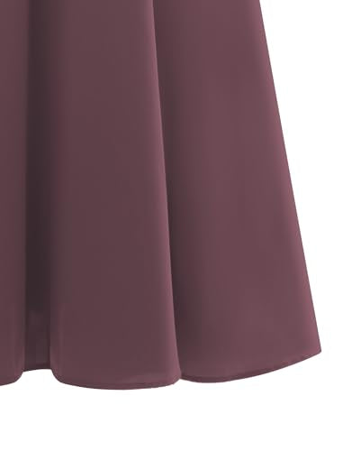 ABEWIP Muslim Dresses for Women Long Sleeve Tie Cuffs Islamic Prayer Dress Abaya Kaftan Dubai Casual Dress - color: Purple, size: Small
