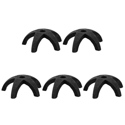 5PCS Mini Starfish Shaped Fish and Shrimp Hideaway House Aquarium Mini Shelter Breeding Cave Fish Tank Decorative Ornament 1.57x1.57x0.39 inches Brown
