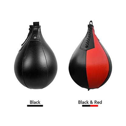 Boxing Speed Ball PU Leather Muay Thai Training Striking Bag Kit Boxing Punch Ball with Inflator Pump - color: Gold,White,Silver