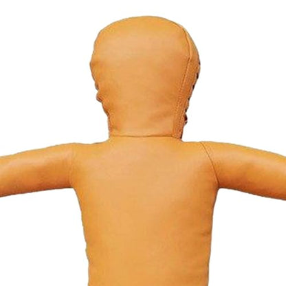 Grappling Dummy Professional Unfilled Jiu Grappling Dummy Multiuse Martial Arts Training Dummy PU Leather Wrestling Boxing Human Shape Suitable - color: Yellow