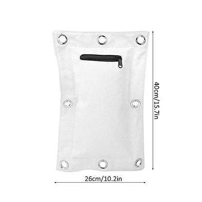 Wall Punching Bag, Sand Bag Wing Chun Kung Fu Wall Bag Kick Boxing Striking Canvas Punch Bag Empty Striking Sand Bag for Sanda Training - size: Small