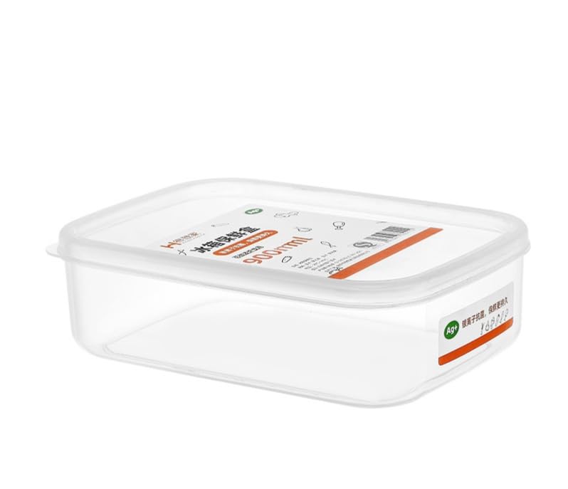 3PCS Produce saver containers for refrigerator(900ML),Leakproof Food Storage Bins with lids,Fresh Plastic box Keep Fruit Vegetable Fresh longer. - size: 900ml