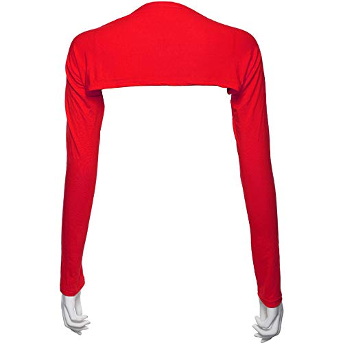 Women Anti-UV Cooling Shawl UV Protection Arm Sleeves Sun Protector for Golfing Riding Running Outdoor Activities - color: Red