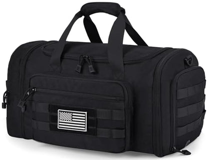 HILOMON Duffle Bag for Travel Mens Gym Sport Overnight Weekender Bags | 38L-45L Expandable Capacity, Airline Approved Carry-On Size, YKK Zippers, Separate Ventilated Shoe Compartment