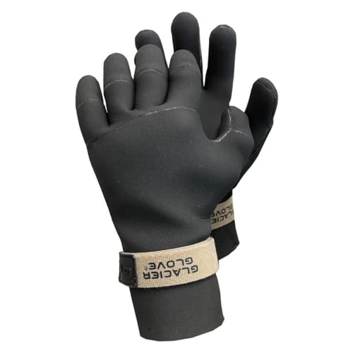 Glacier Glove Men's Perfect Curve Waterproof Fleece-Lined Neoprene Gloves | Blind Stitched, Seamless Palm, Pre-Curved Fingers Handwear - size: XX-Large