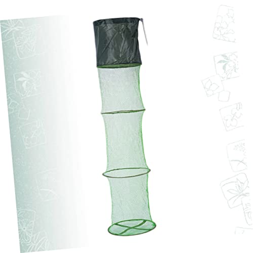 Yardwe Collapsible Fishing Net Lightweight Mesh Tuck Net for Fish Shrimp Use Fishing Tool for Lakes Rivers Sea - size: 200.00X33.00X33.00CM